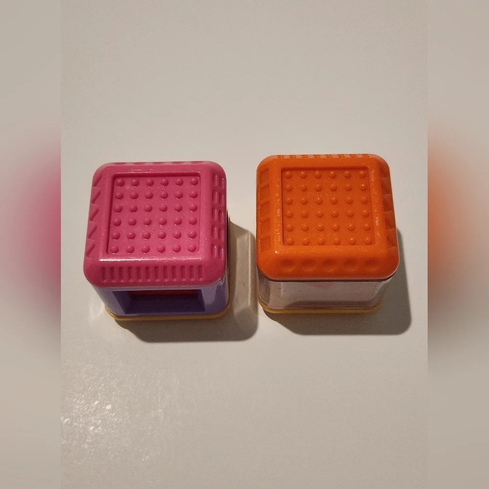 Vintage Fisher Price Peek‎ A Boo Building Stack Block Replacement Piece Toys